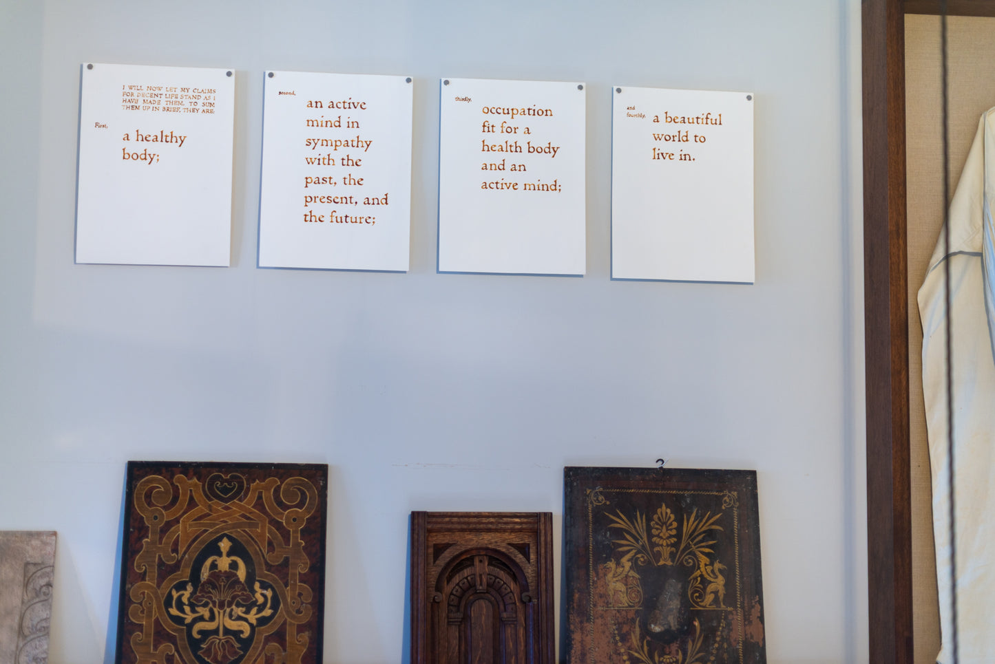 How we might live (William Morris) - 4 parts